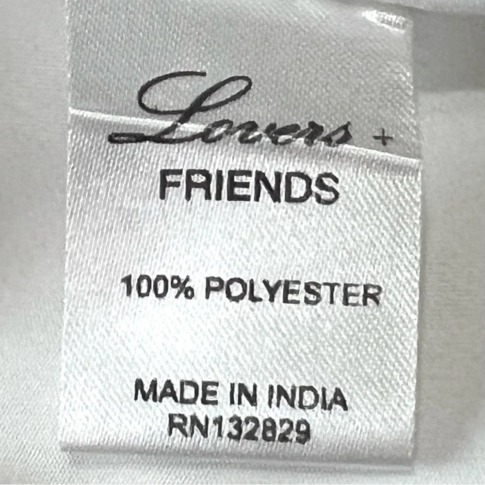 Lovers + Friends The Roma White Beaded Fit & Flare Mini Dress Women’s Small - Picture 12 of 13